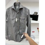 2024年6月12日夏季高品質新作入荷 Brunello Cucinelli 長袖シャツ KNT工場