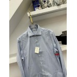 2024年6月12日夏季高品質新作入荷 Brunello Cucinelli 長袖シャツ KNT工場