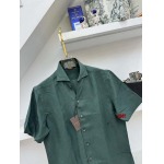 2024年6月12日夏季高品質新作入荷 ZEGNA 半袖シャツ KNT工場