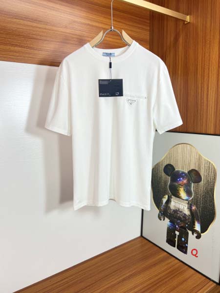 2024年7月12日高品質新作入荷PRADA半袖 Tシャツ QIANG工場