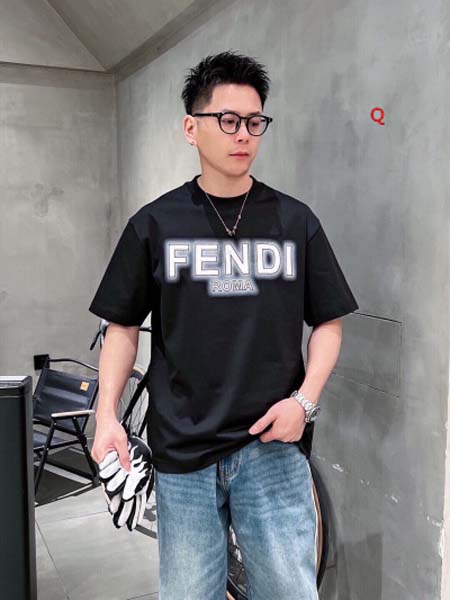 2024年7月15日高品質新作入荷FENDI 半袖 Tシャツ QIANG工場