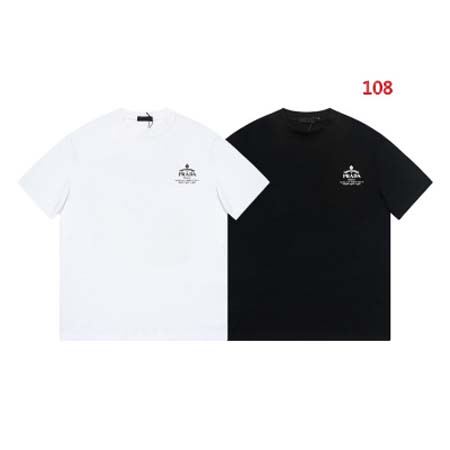 2024年夏季7月22日新作入荷PRADA 半袖 Tシャツ 108工場