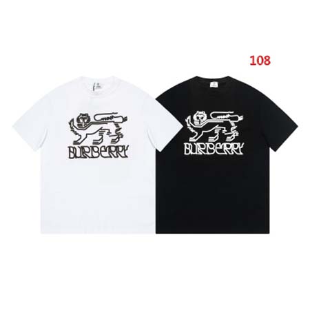 2024年夏季7月22日新作入荷バーバリー 半袖 Tシャツ 108工場