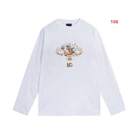 2024年7月30日早秋新品入荷 Dolce&Gabbana 長袖 Tシャツ 108工場