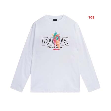 2024年7月30日早秋新品入荷 ディオール 長袖 Tシャツ 108工場