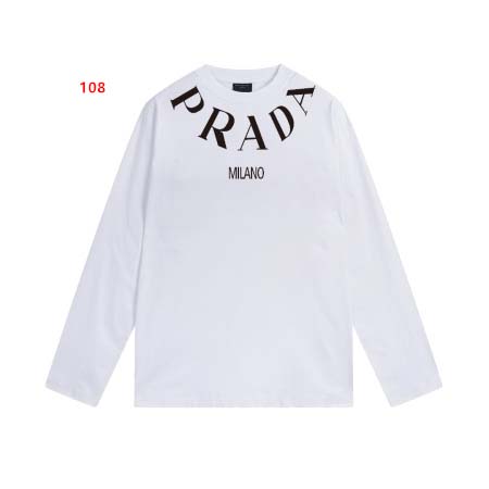 2024年7月30日早秋新品入荷PRADA  長袖 Tシャツ 108工場