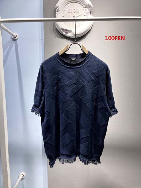 2024年7月11日夏季高級品新品入荷 FENDI半袖 Tシャツ 100fen工場