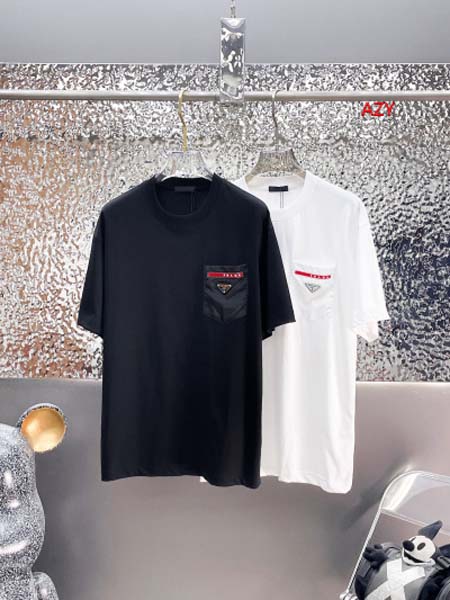 2024年7月17日夏季新作入荷PRADA 半袖 Tシャツ ...