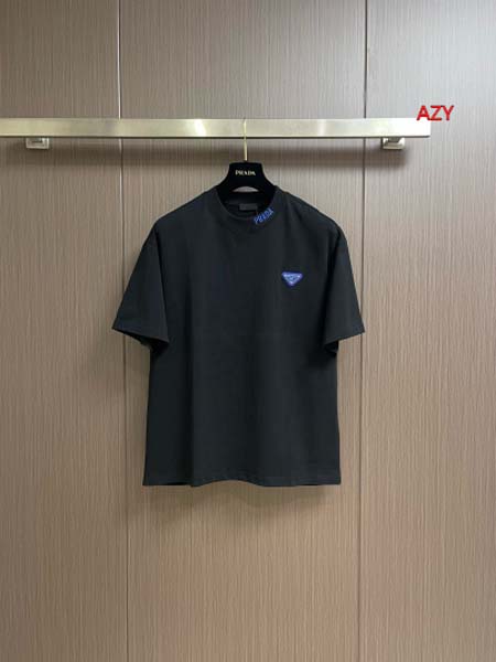 2024年7月17日夏季新作入荷PRADA 半袖 Tシャツ ...