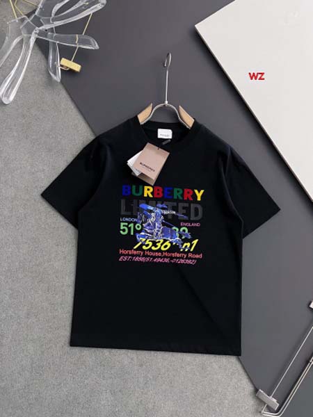 2024年夏季7月22日高品質新作入荷バーバリー半袖 Tシャ...