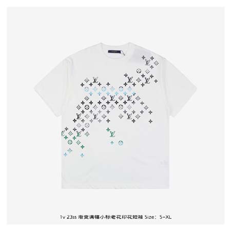 2024年7月24日高品質新品入荷ルイヴィトン 半袖 Tシャ...