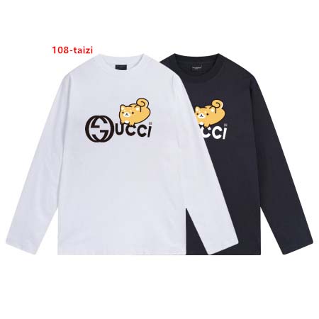 2024年7月30日新品入荷 グッチ 長袖 Tシャツ 108...