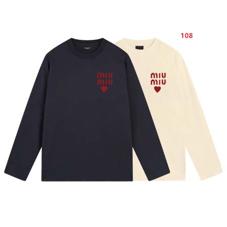 2024年7月30日早秋新品入荷 MIUMIU 長袖 Tシャ...