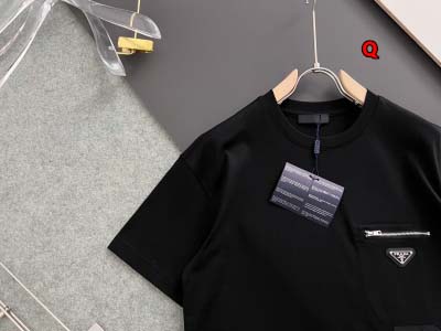 2024年8月12日早秋高品質新作入荷  PRADA 半袖 Tシャツ Q工場