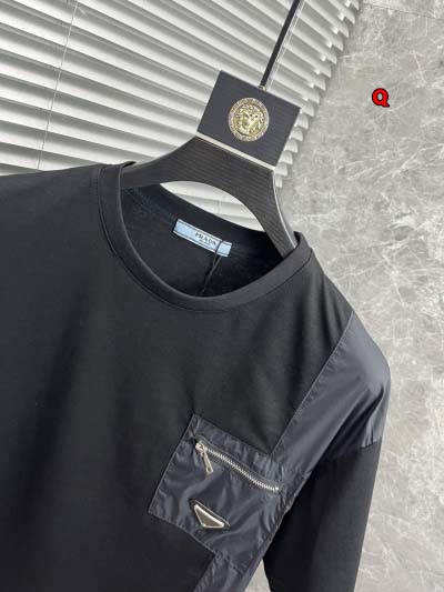 2024年8月12日早秋高品質新作入荷  PRADA 半袖 Tシャツ Q工場