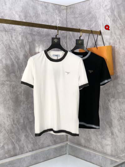 2024年8月12日早秋高品質新作入荷  PRADA 半袖 Tシャツ Q工場s-2xl