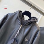 2024年8月2日早秋新品入荷PRADA PU 革ジャケット can工場