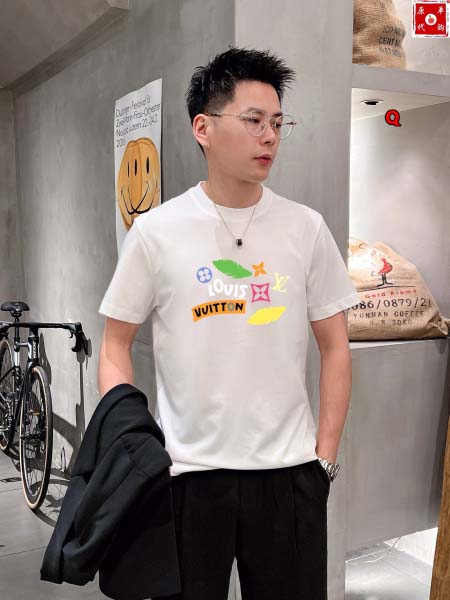 2024年8月9日早秋高品質新作入荷ルイヴィトン半袖 Tシャ...