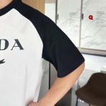 2024年8月12日早秋高品質新作入荷  PRADA 半袖 Tシャツ Q工場