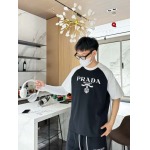 2024年8月12日早秋高品質新作入荷  PRADA 半袖 Tシャツ Q工場