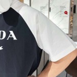 2024年8月12日早秋高品質新作入荷  PRADA 半袖 Tシャツ Q工場