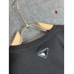 2024年8月12日早秋高品質新作入荷  PRADA 半袖 Tシャツ Q工場