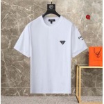 2024年8月12日早秋高品質新作入荷  PRADA 半袖 Tシャツ Q工場