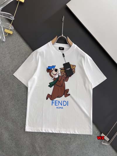 2024年8月14日秋冬高品質新作入荷FENDI半袖 Tシャ...