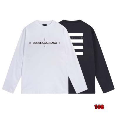 2024年8月21日早秋新品入荷Dolce&Gabbana  長袖 Tシャツ 108工場