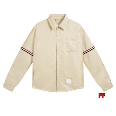 2024年9月5日早秋新品入荷 THOM BROWNE 長袖 シャツコート FF工場