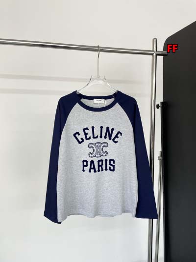 2024年9月5日早秋新品入荷 女性 Celine長袖 Tシャツ FF工場