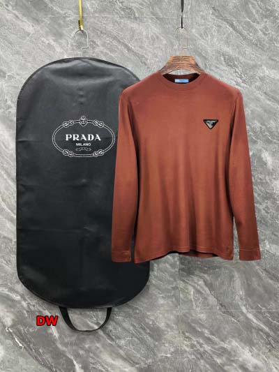 2024年9月25日早秋新品入荷 PRADA 長袖 Tシャツ  DW工場