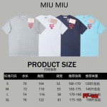 2024年9月4日早秋新品入荷MIUMIU 半袖 Tシャツ FF工場