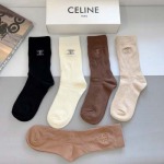 2024年秋冬新品人気 CELINE  靴下一箱5足セット