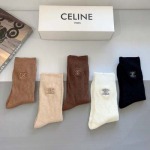 2024年秋冬新品人気 CELINE  靴下一箱5足セット