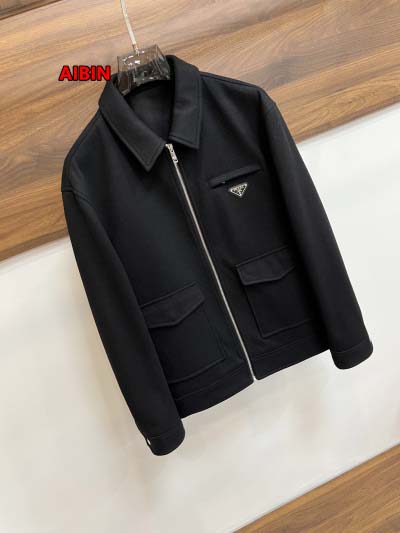 2024年12月6日秋冬高品質新品 PRADA 綿入れの服ジャケットアウター AIBIN工場