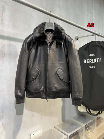 秋冬原版復刻 新品 Berluti 本革 ジャケットアウター ag工場