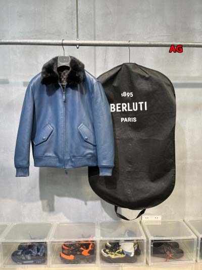 秋冬原版復刻 新品 Berluti 本革 ジャケットアウター ag工場