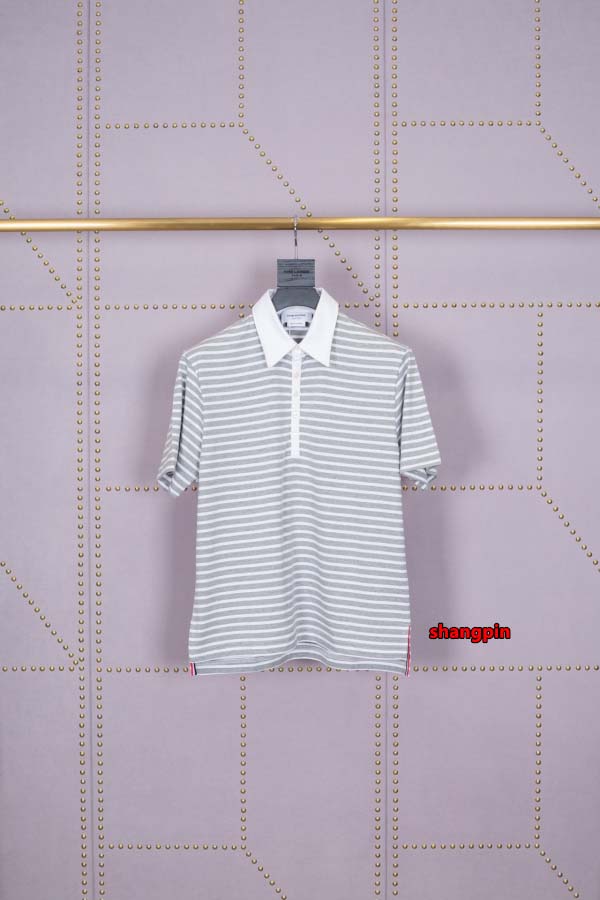 2025年春夏高品質新品 THOM BROWNE ポロシャツ半袖 Tシャツ shp工場