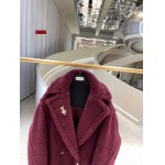 原版復刻秋冬Maxmara teddy ウールコート 女性 ag工場