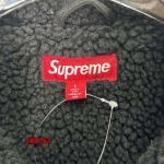 2024年12月19日秋冬高級品新作 SUPREME Faux Shearling Lined Bomber Jacket  ラムの綿毛アウターデニムのアウター 61工場