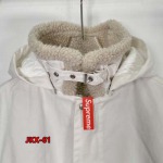 2024年12月19日秋冬高級品新作 SUPREME  Faux Shearling Lined Bomber Jacket ラムの綿毛アウターデニムのアウター61工場