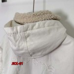 2024年12月19日秋冬高級品新作 SUPREME  Faux Shearling Lined Bomber Jacket ラムの綿毛アウターデニムのアウター61工場