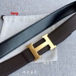 2025年早春新品入荷 エルメス  本革 ベルト LANG工場