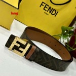 2025年早春新品入荷 FENDI  本革 ベルト LANG工場