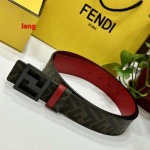 2025年早春新品入荷 FENDI 本革 ベルト LANG工場