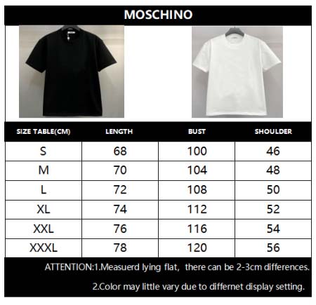 2025年3月5日新品 MOSCHINO半袖Tシャツ  DU1工場