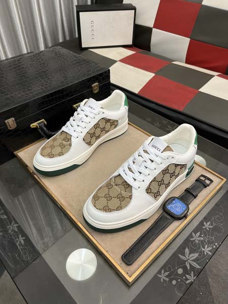 2025年4月10日入荷新品GUCCIカジュアルシューズ/スニーカー｜メンズ革靴本革製ギフト/誕生日/TL工場