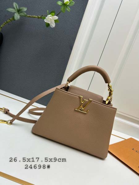 2025年4月29日入荷新作 中 Louis VuittonM24698Capucines BB Taurillon牛革 26.5 x17.5 x9CM /XX工場