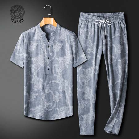 2025年4月9日入荷新作Versace夏服 上下セット メ...